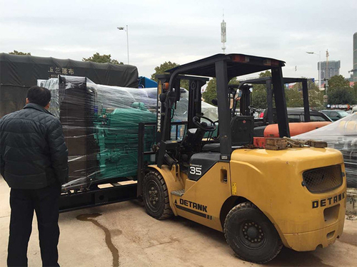 Bank van mensen van de Onderafdeling van de Mensen van China Jishou gaf opdracht tot diesel van 350KW Cummins generatorreeks in Mingbang