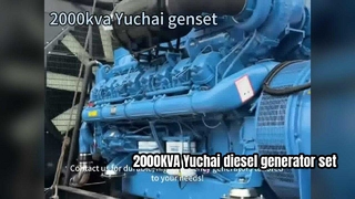Hoogwaardige Yuchai 2000KVA open type dieselgenerator | 1600 kW betrouwbare hoofdstroombronfabrikant