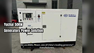 Yuchai 50KW dieselgenerator Betrouwbaar vermogen
