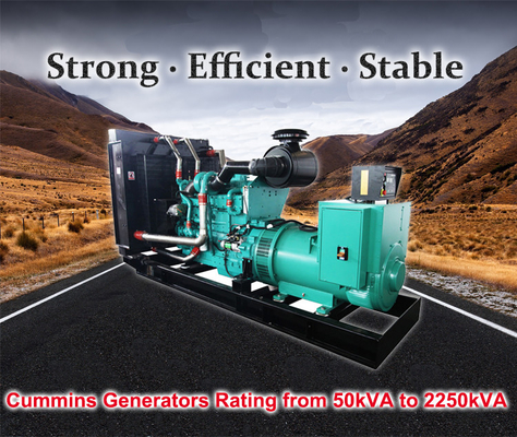 Kleine watergekoelde 110KW 137.5KVA 6 cilinder Cummins Diesel Generator set
